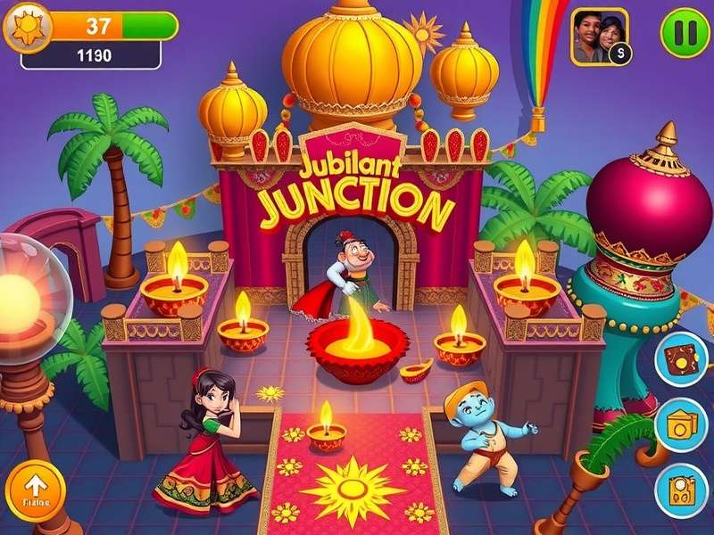 Indian gaming content creators streaming Jubilant Junction on YouTube